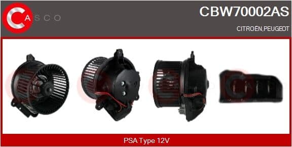 Casco Innenraumgebläse Cbw70002as Für Citroën/peugeot