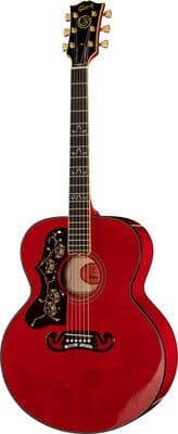 Gibson Orianthi SJ-200 Lotus Lefthand Transparent Cherry Red
