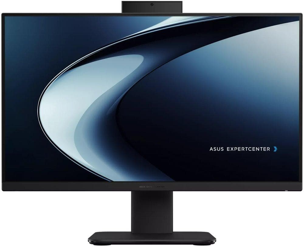 ASUS ExpertCenter P4 All-in-One / Core 5 210H / 16 GB RAM / 512 GB SSD / Intel Grafik / 23,8" FHD, matt / ohne Betriebssystem / Tastatur + Maus / schwarz