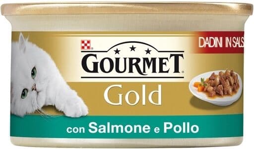 Purina GOURMET GOLD DADINI C/SALMONE E POLLO 85GR