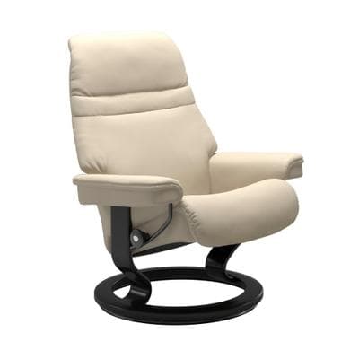 Relaxsessel STRESSLESS "Sunrise", beige (cream batick), B:79cm H:103cm T:73cm, Leder BATICK: BATICK ist ein leicht korrigiertes, durchgefärbtes und genarbtes Möbelleder, bei dem die meisten Unebenheiten und Spuren in der Regel entfernt wurden.;Leder...