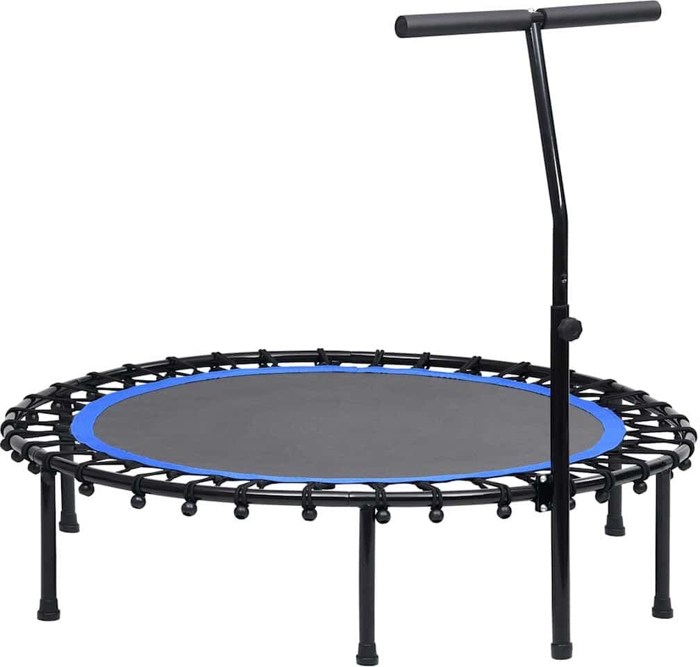 vidaXL Trampoline de fitness avec poignée et coussin de sécurité 122cm