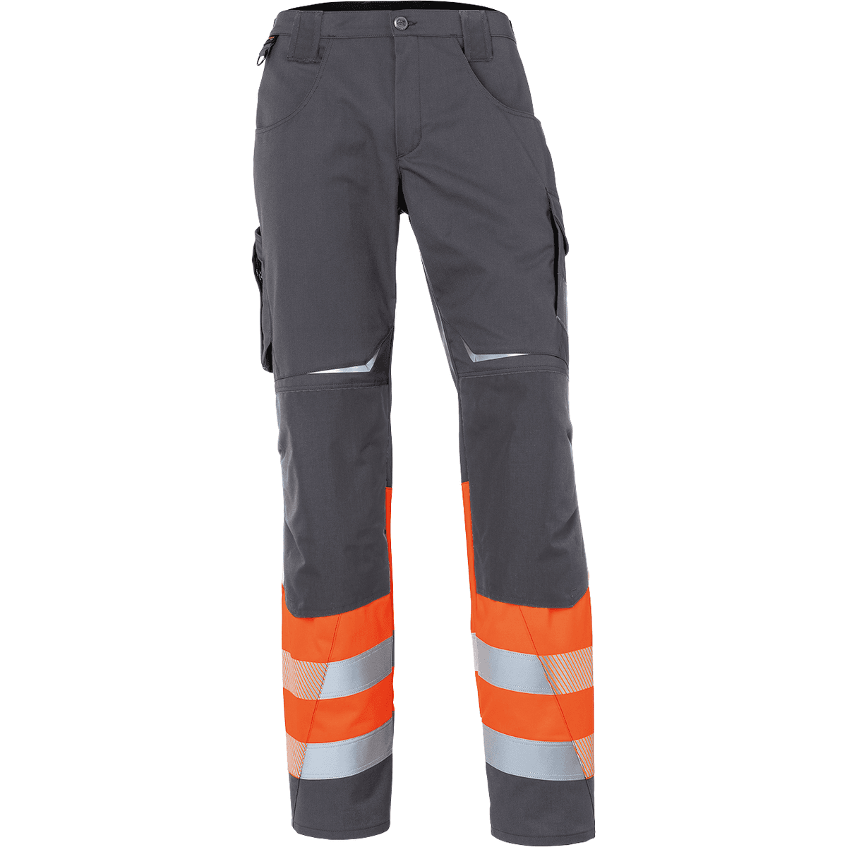 KÜBLER REFLECTIQ Hose Klasse 1 warnorange/anthrazit Gr. 48
