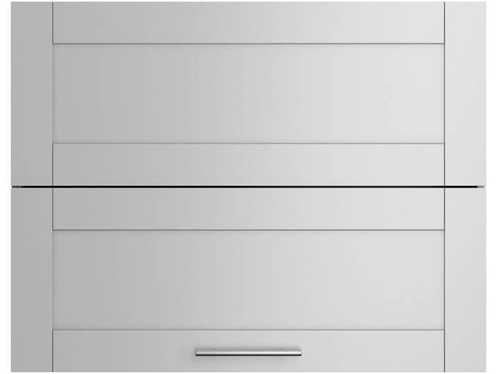 Falttürenschrank OPTIFIT Ahus , grau (hellgrau matt, hellgrau), B:90cm H:70,4cm T:34,9cm, Schränke, Falttürenschrank, Breite 90 cm