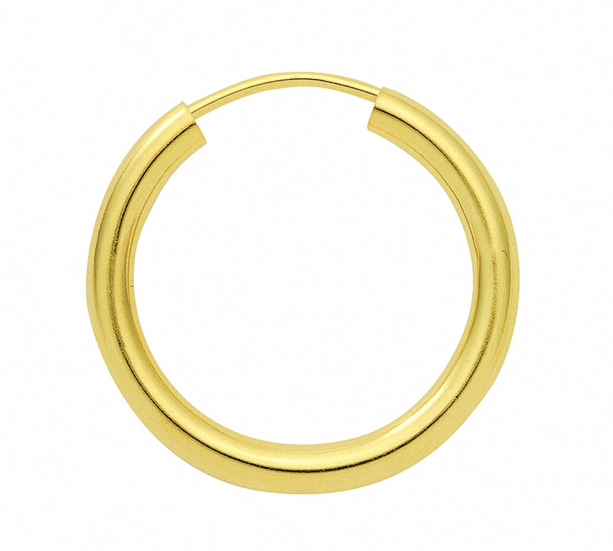 Paar Ohrhänger ADELIA´S "1 Paar 585 Gold Ohrringe / Creolen Ø 30 mm", gold, Ohrringe, Damen, Damen, Gold, 585 Gold Goldschmuck für Damen