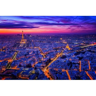 Fototapete PAPERMOON "Photo-Art JUAN PABLO DE, PARIS I", bunt, B:3,5m L:2,6m, Vlies, Tapeten