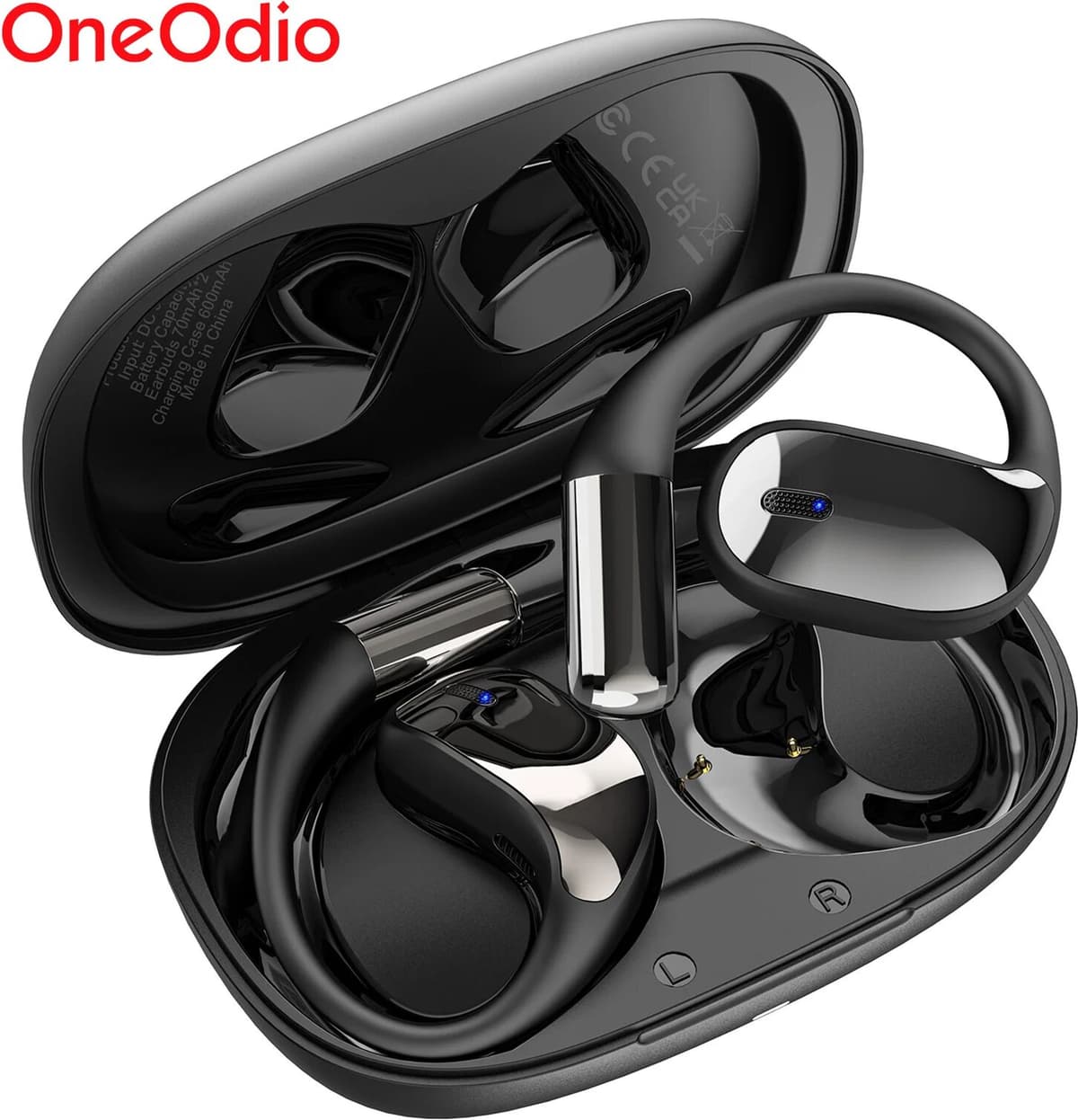 OneOdio SuperEQ T44 Open Ear Earphones Wireless Bluetooth 5.3 Headphones Air Conduction Sports Earbuds With 4 ENC Mic Bass OWS