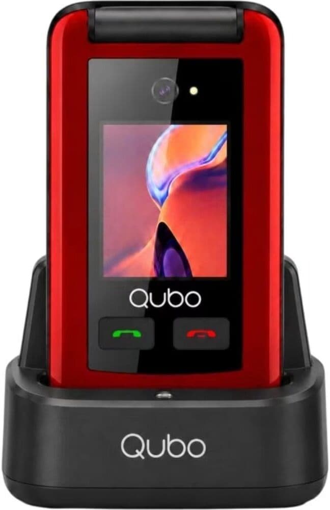 Qubo Teléfono Móvil X-247rdc 4g Para Personas Mayores Talla Única Unisex