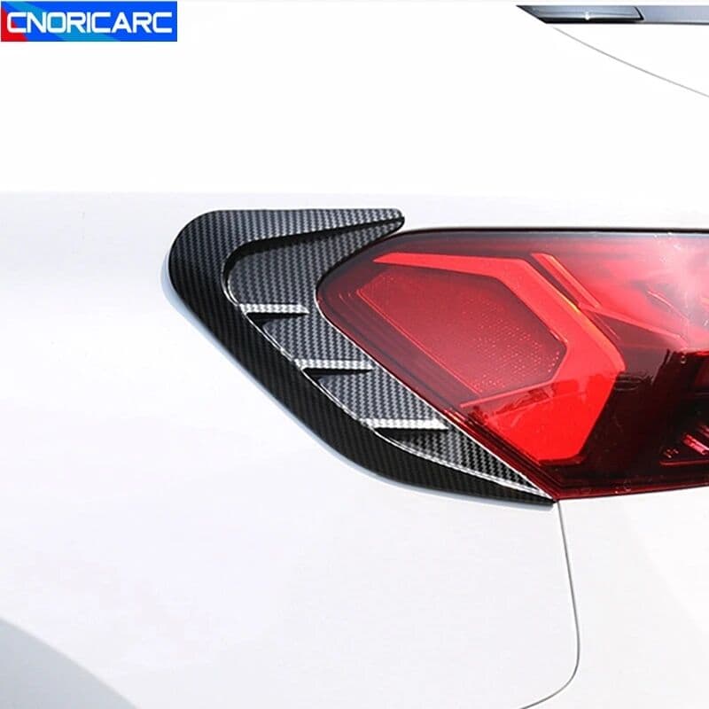 CNORICARC Car Styling Front Headlight Eyebrows Frame Decoration Cover Trim For Audi A3 8Y 2021-2022 Rear Fog Lamp Stickers Exterior