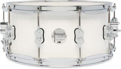 DW "PDP 14"x6,5" CM Pearl. White"