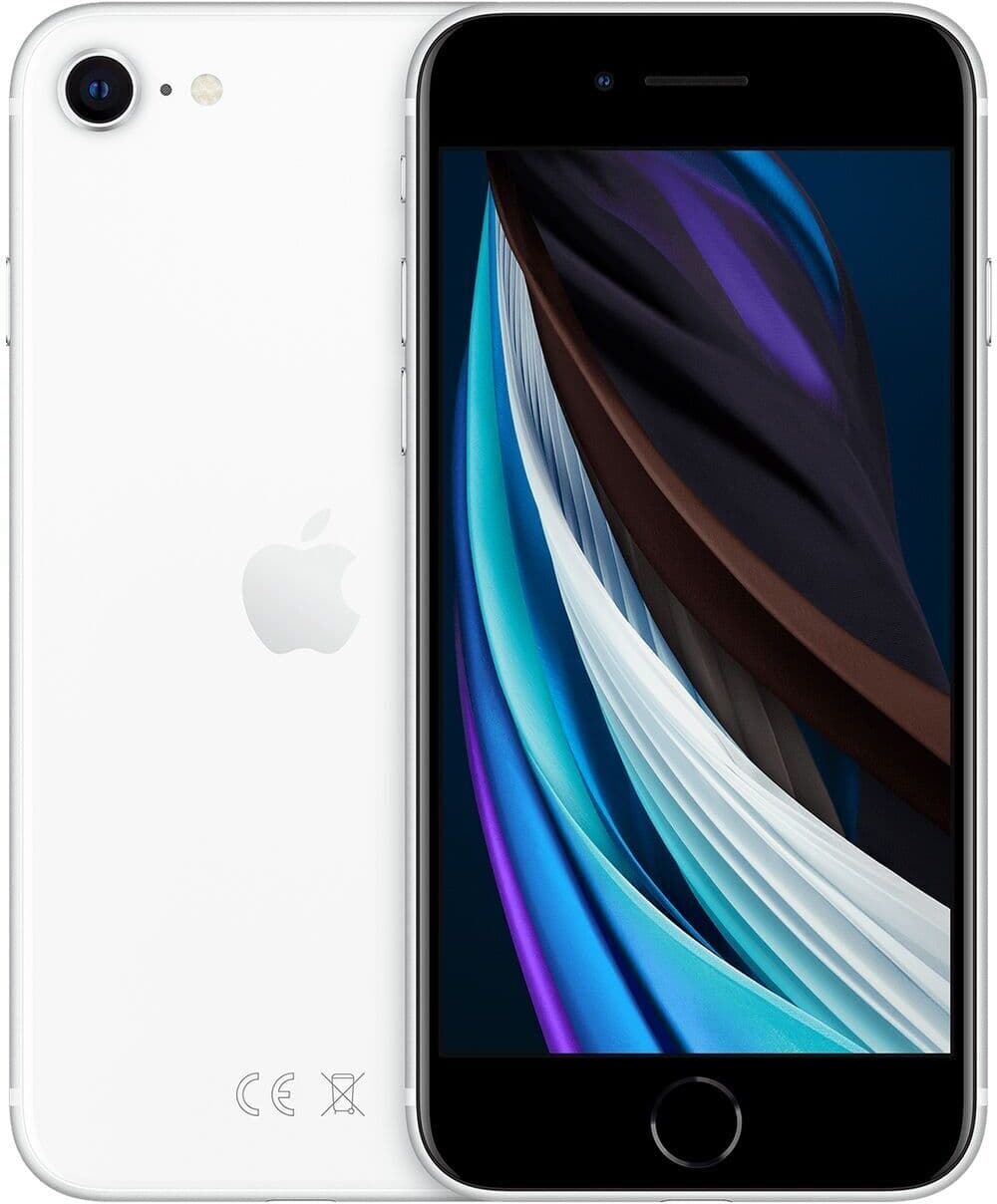 Apple iPhone SE (2020)   64 GB   Dual-SIM (eSIM, Nano-SIM)   white - Refurbished