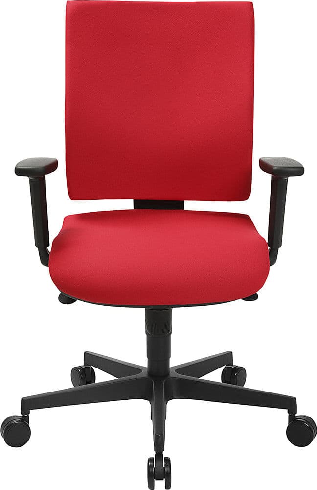 Bürostuhl SYNCRO CLEAN, Stoffbezug antibakteriell, rot Topstar