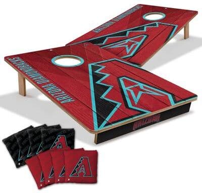 Skip's Garage Arizona Diamondbacks MLB Tailgate Cornhole Board Set