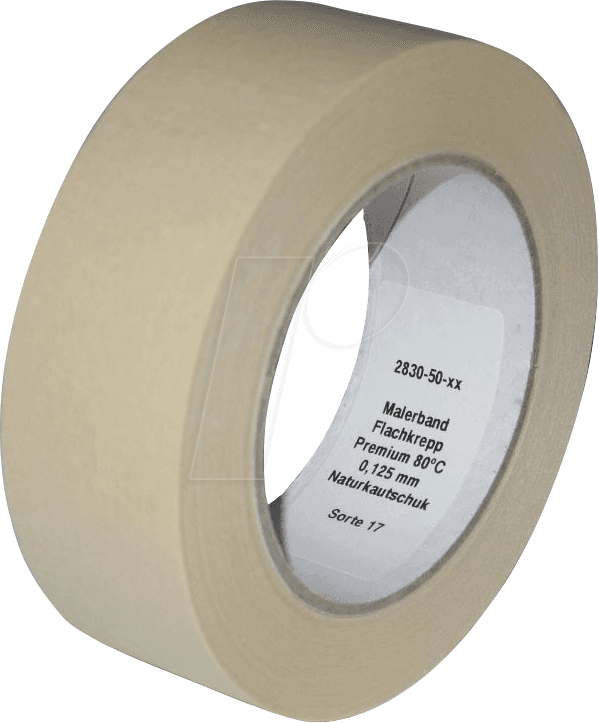 PRIOTEC PUB WS5030 - Cinta de crepé, 30 mm x 50 m, beige