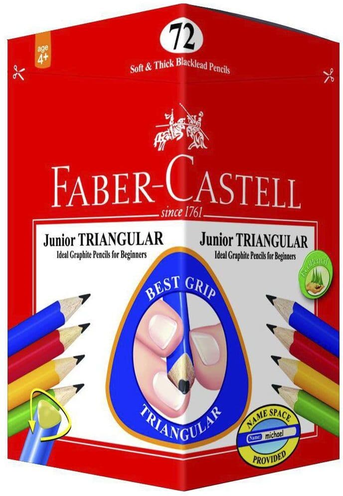 FABER-CASTELL Faber-Castell Blyertspenna Junior 2B 72/fp