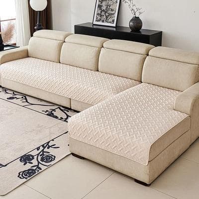 Uplift Picks Waterproof Sofa Cover Pet Couch Protector Scratch Proof Washable Slipcover khaki 90x120 Cm