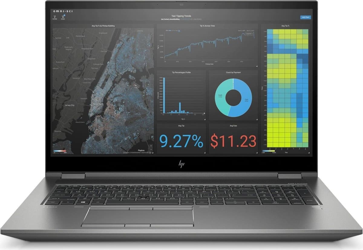 HP ZBook Fury 17 G7   Xeon W-10885M   17.3"   32 GB   2 TB SSD   FP   Iluminación del teclado   Cámara web   RTX 3000   Win 11 Pro   DE - Refurbished