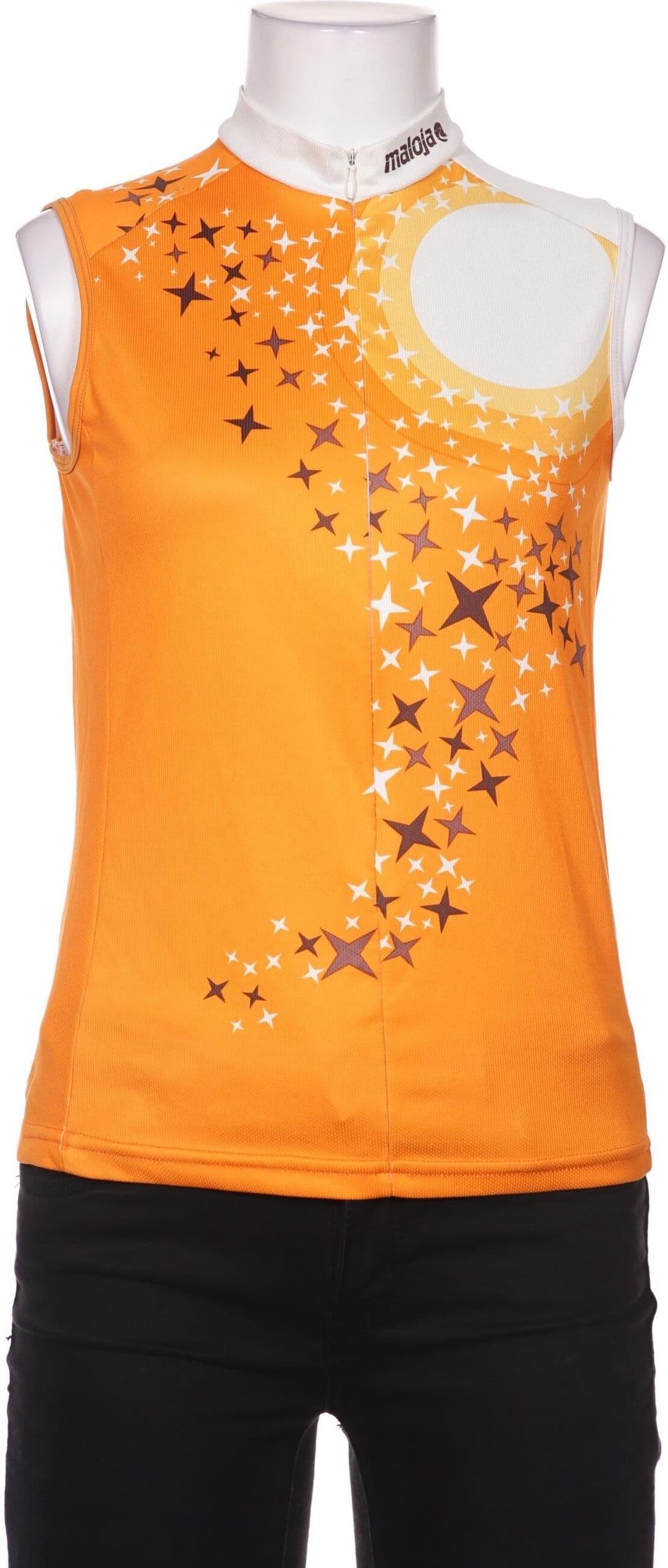 Maloja Damen Top, Orange, Gr. S, Synthetik - Second Hand