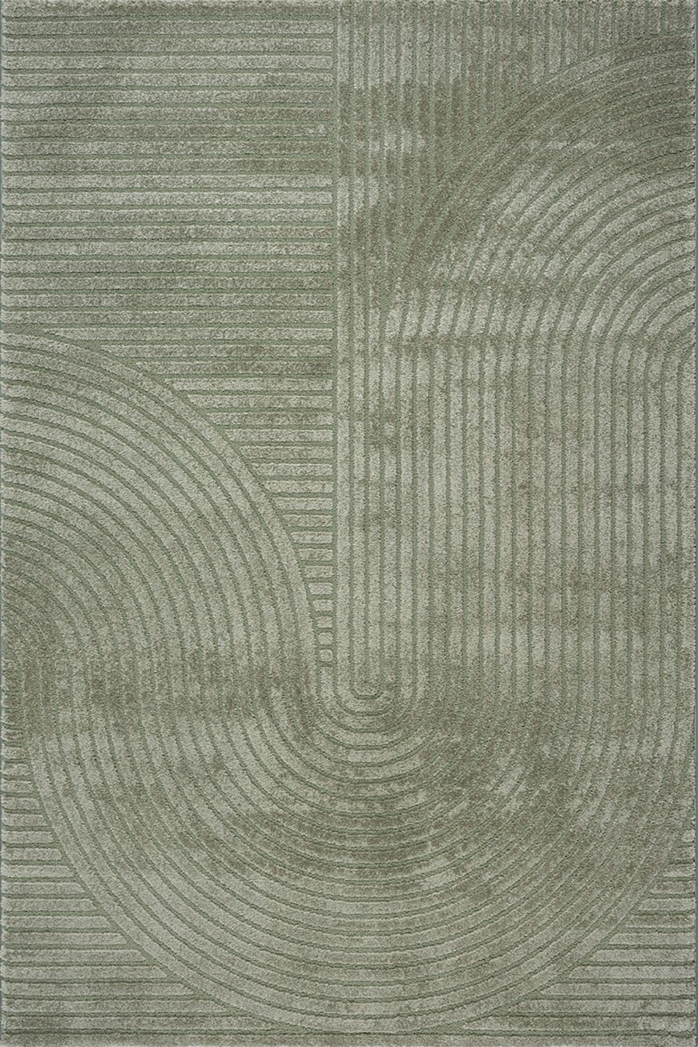 The carpet Tapis design moderne, densité élevée, vert, 80 x 300 cm Vert 300x0x80cm