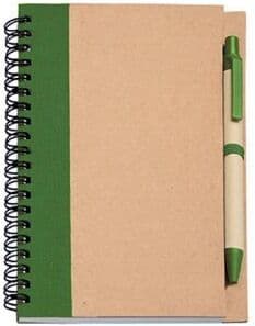 Block notes spiralato penna inclusa Personalizzate o neutre