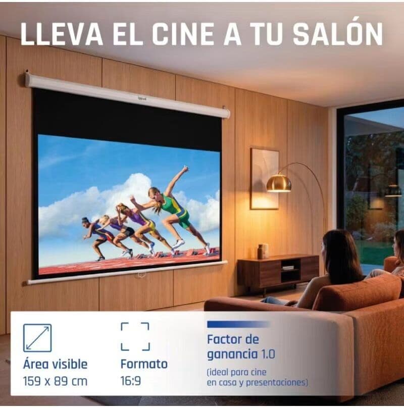 Iggual Pantalla Manual Psims159 169 72" 159x89 Cm Talla Única Unisex