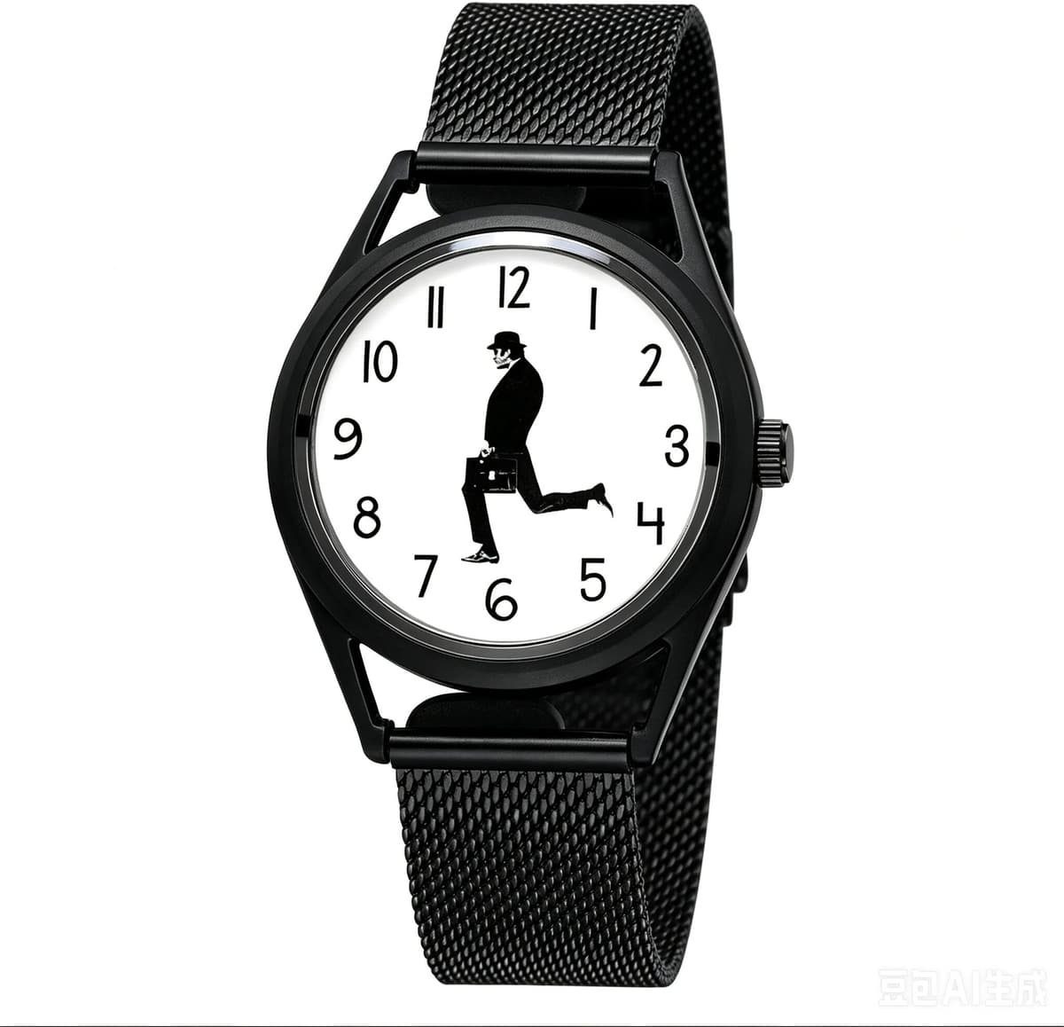 NONE Unique Design Moving Watch Miyota Movement Rotating Watch Hands Creative Funny Watch