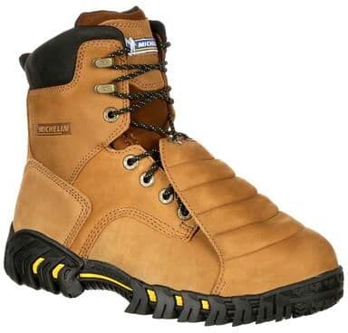 Michelin Sledge 8"" - Mens 10 Brown Boot W"