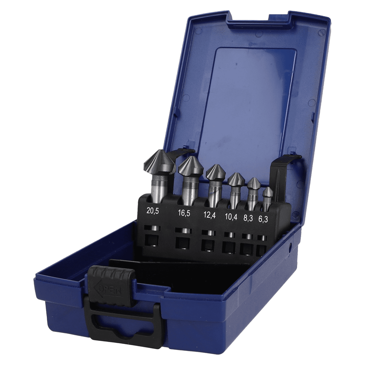 Sweytec Kegelsenker-Satz 6 tlg. HSS-G TiALN S5 6,3-20,5mm