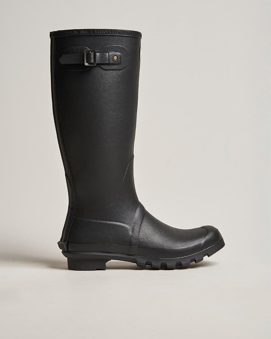 Barbour Lifestyle Bede High Rain Boot  Black men EU44/45 Sort