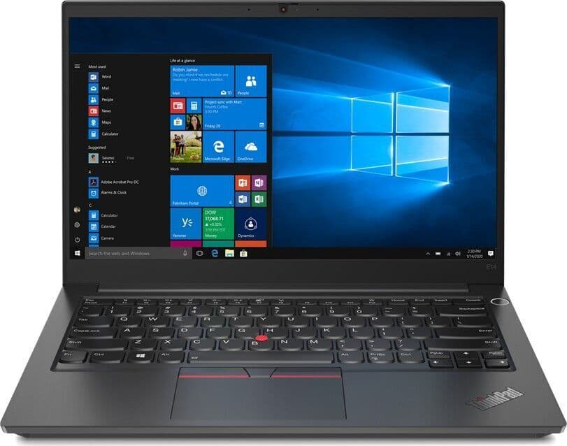 Lenovo ThinkPad E14 G2   i5-1135G7   14"   8 GB   4 TB SSD   Bakgrundsbelyst tangentbord   svart   Win 11 Pro   SK