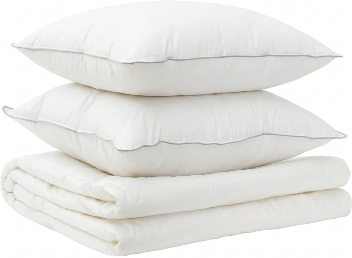 vidaXL Ensemble de couette et d'oreiller 3 pc 135x220 cm Été 200 GSM