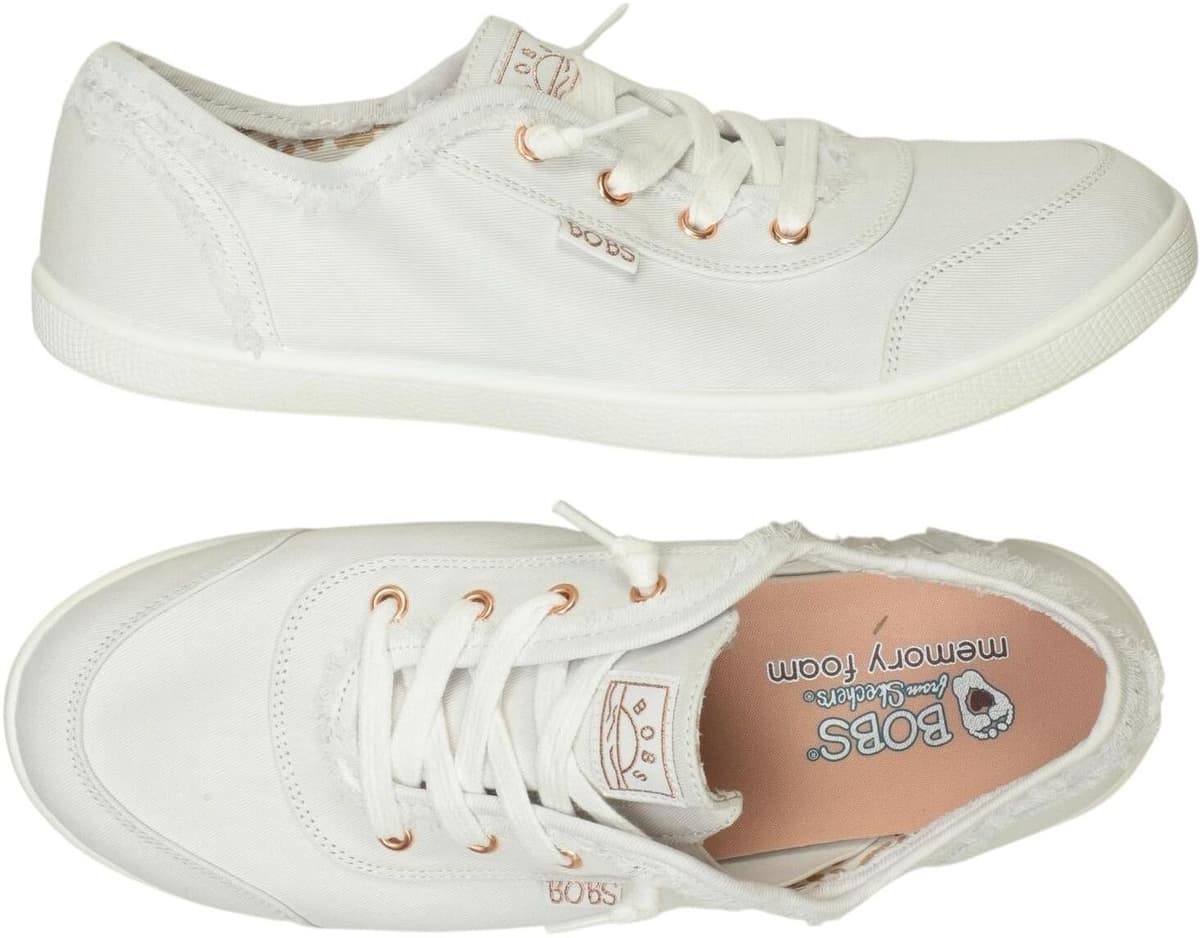Skechers Damen Sneaker, Weiß, Gr. EU 39, kein / Etikett - Second Hand