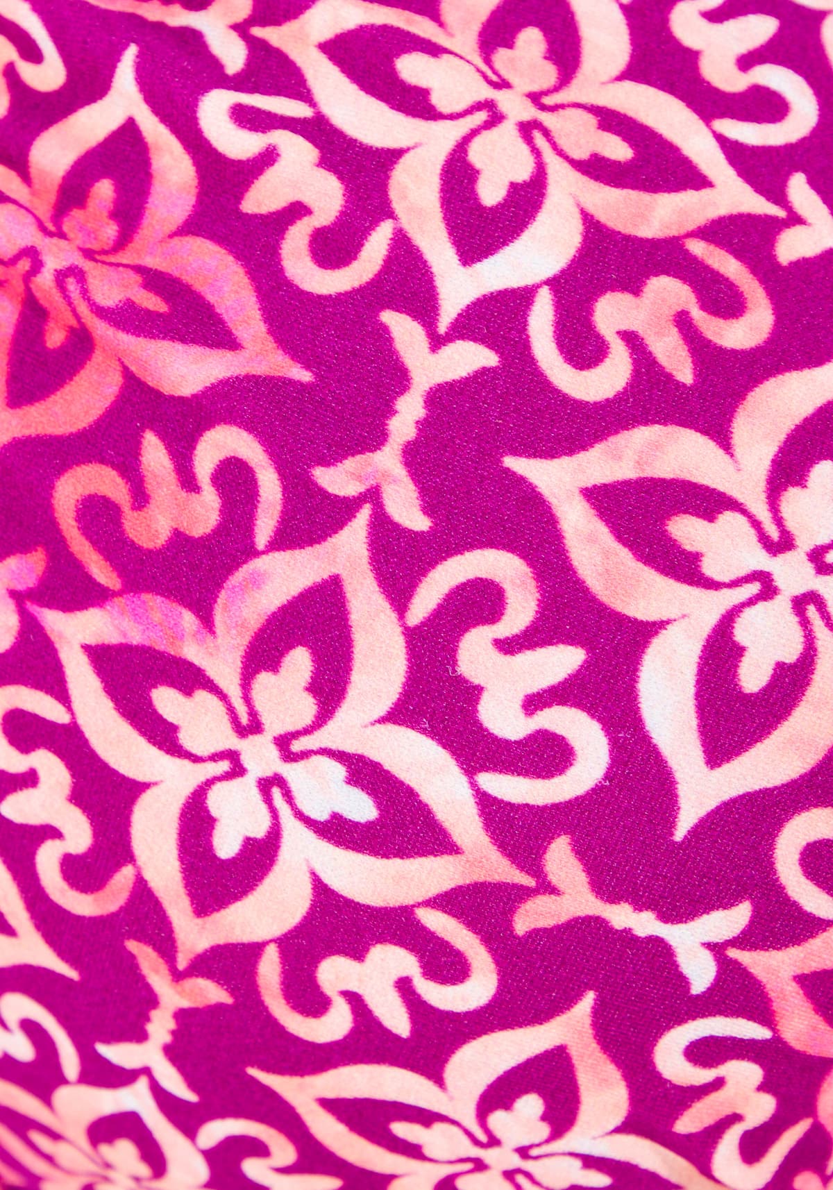 Bügel-Bikini-Top VIVANCE "Cheerio", Damen, Gr. 36, Cup D, pink (beere bedruckt), Recycling-Polyamid, bedruckt, Bikini-Oberteile Bügel-Bikini-Top, mit stylischem Allover-Print