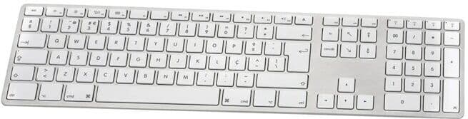 TECLADO MATIAS USB ALUM. PT