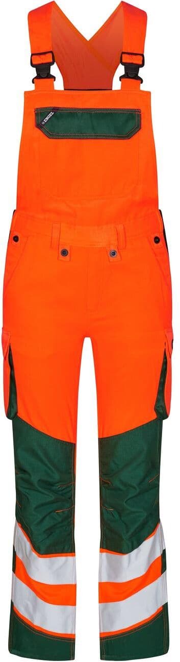 Engel 3543-319 Safety Light Dameoverall - Overalls - Arbejdsoveralls - Orange/grøn - 34