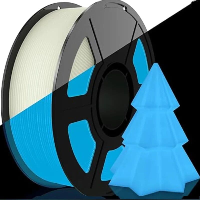 EasyThreed Glow In The Dark Filament PLA 1.75mm 1kg 250g Luminous Filament PLA Blue Green 3D Printer Plastic Material Clear For FDM Printer