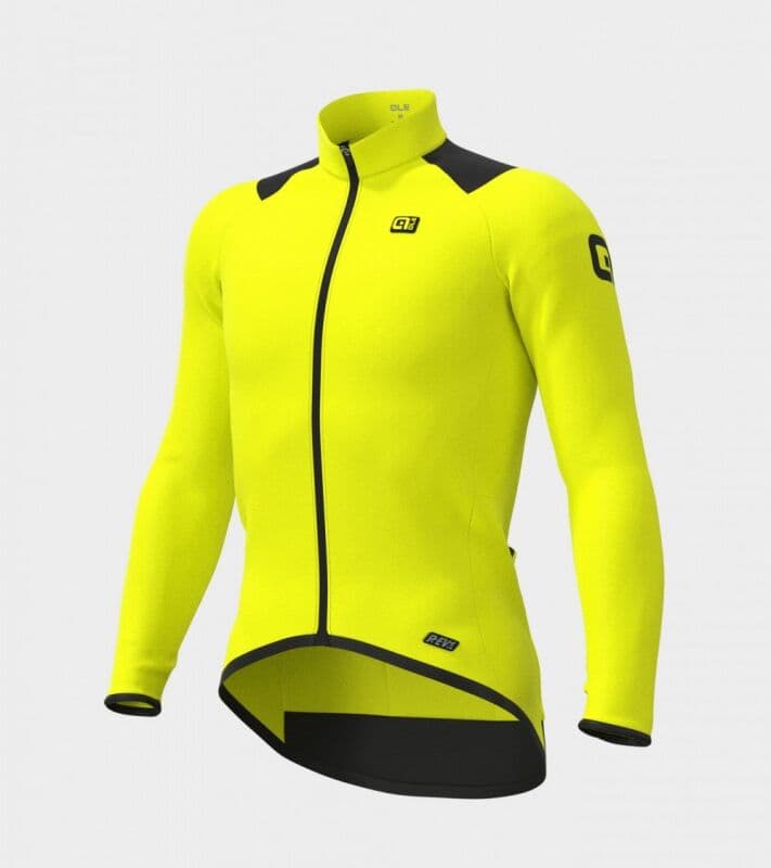 ALE' Maglia invernale ciclismo  R-EV1 THERMAL giallo fluo