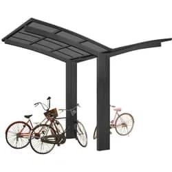Ximax Aluminium Carport Portoforte Mini Typ 60 Y-Ausführung 254 x 404 cm 75 kg/qm Schwarz