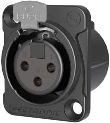 Seetronic MK3F2C-B 3pin XLR black