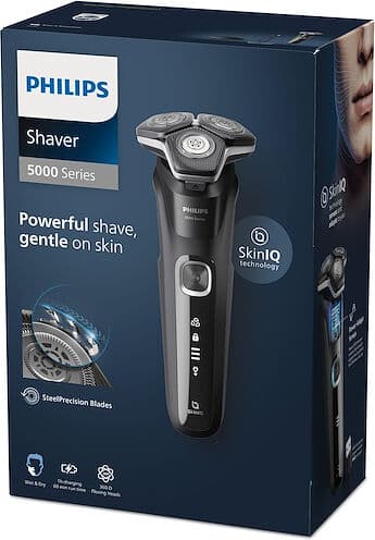 Philips S5898/25 RASOIO BARBA SERIE 5000 TESTINA STEEL PRE Rasatura precisa e confortevole con tecnologia avanzata
