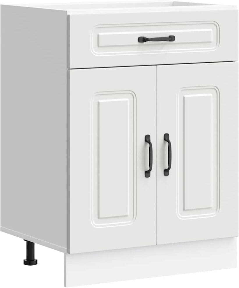 vidaXL Armoire de cuisine Kalmar blanc bois d'ingénierie