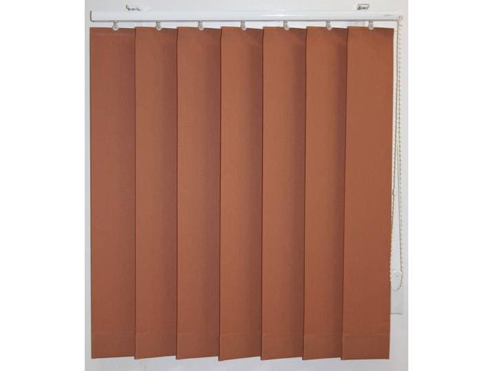 Lamellenvorhang SUNLINES Montana , orange (terra), B:250cm H:165cm, Jalousien, Lamellenvorhang, Wunschmass