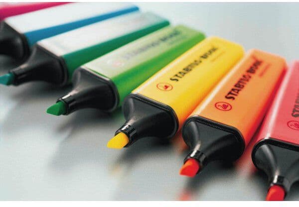 Stabilo Boss Highlighter   Rød
