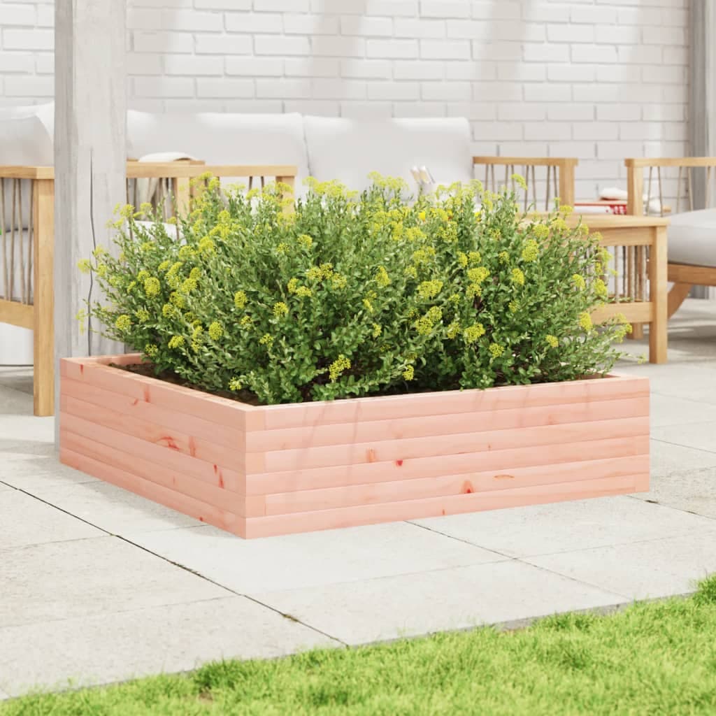 vidaXL Jardinière 90x90x23 cm bois massif douglas