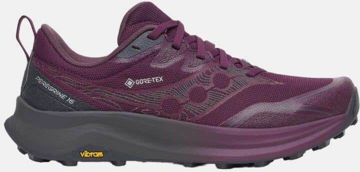 Saucony Zapatillas de Running de mujer PEREGRINE 16 GTX .  (37) Morado / Negro