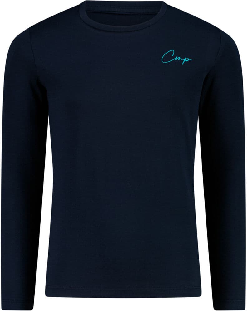 Cmp kid g t-shirt camiseta montaña manga larga niño Marino (116)