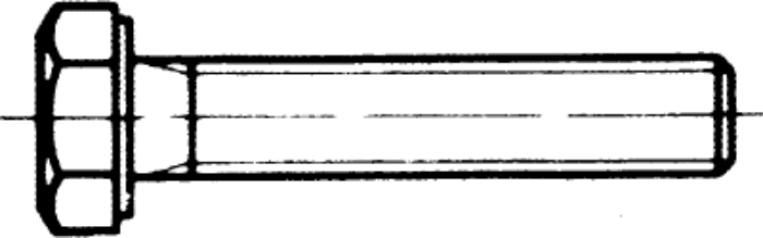 Arvid Nilsson Sekskantskrue Iso 4017 Elforzinket M16 × 90
