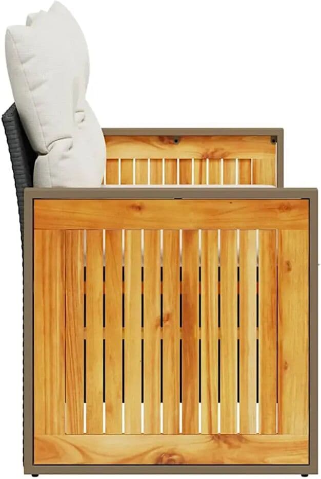 Edinos Sofa ogrodowa z białymi poduszkami W2-K74