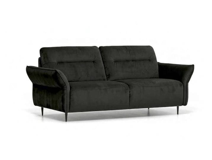 Schlafsofa EGOITALIANO EGO FLY, Made in Italy-Designsofa mit Dauerschlaffunktion,Breite 203cm , schwarz, B:203cm H:90cm T:105cm, 100% Polyester, Sofas, Schlafsofa, Schlafsofa aus Luxus-Microfaser mit verstellbaren Armlehnen