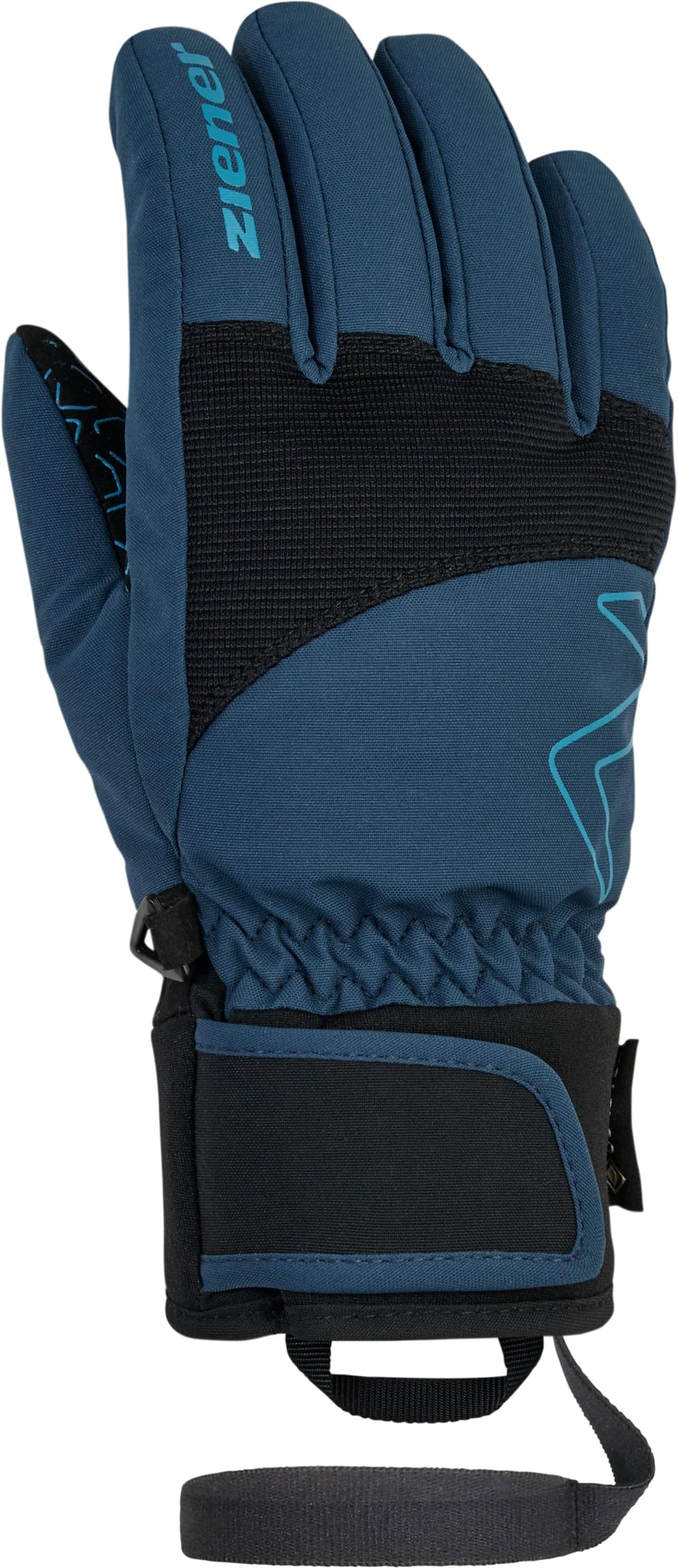 Skihandschuhe ZIENER "LOTAR-Z GORE‑TEX PrimaLoft JUNIOR", Kinder, Gr. 4,5, blau (hale navy), Materialmix, Handschuhe Skihandschuhe, GORE-TEX, wasserdicht, winddicht, atmungsaktiv, extra warm PrimaLoft hale navy 4,5